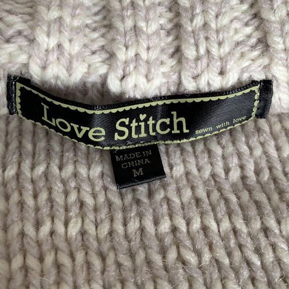 Gray Aztec Pattern Cardigan - Picture 4 of 6